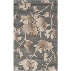 DIP DYE, GREY / BEIGE, 3' X 5', Area Rug