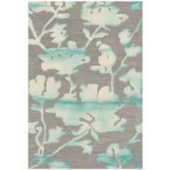 DIP DYE, GREY / TURQUOISE, 2' X 3', Area Rug, DDY716L-2