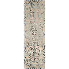 DIP DYE, CAMEL / GREY, 2'-3" X 8', Area Rug