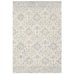 DIP DYE, LIGHT BLUE / IVORY, 5' X 8', Area Rug