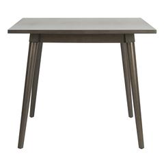 Simone Square Dining Table, Grey Walnut