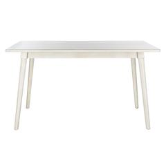 Tia Rectangle Dining Table, Antique White