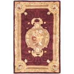EMPIRE, DARK RED / DARK BEIG, 2' X 3', Area Rug