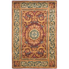 EMPIRE, BURGUNDY / GOLD, 4' X 6', Area Rug