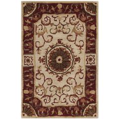 EMPIRE, IVORY / RED, 2' X 3', Area Rug
