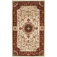 EMPIRE, IVORY / RED, 3' X 5', Area Rug