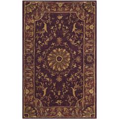EMPIRE, BURGUNDY, 2'-6" X 4', Area Rug