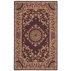 EMPIRE, BURGUNDY, 5' X 8', Area Rug