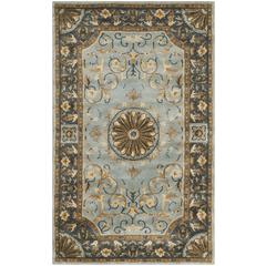 EMPIRE, BLUE, 5' X 8', Area Rug