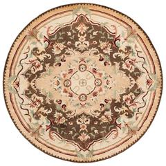EMPIRE, BROWN / BEIGE, 6'-0" X 6'-0" Round, Area Rug