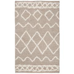 EQUINOX SHAG, BEIGE / IVORY, 3' X 5', Area Rug