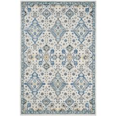 EVOKE, IVORY / LIGHT BLUE, 10' X 14', Area Rug, EVK224C-10