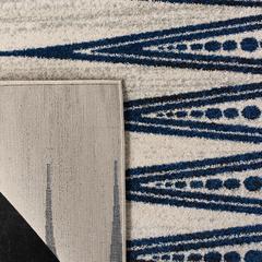 EVOKE, IVORY / BLUE, 8' X 10', Area Rug, EVK226C-8