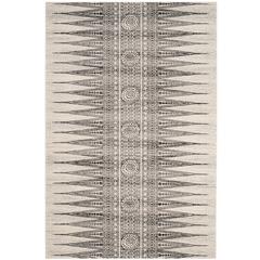 EVOKE, IVORY / GREY, 5'-1" X 7'-6", Area Rug, EVK226D-5