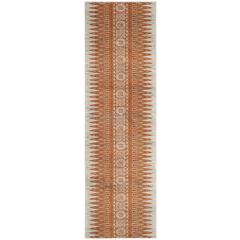 EVOKE, IVORY / ORANGE, 2'-2" X 11', Area Rug