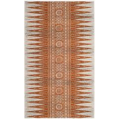 EVOKE, IVORY / ORANGE, 2'-2" X 4', Area Rug