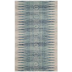 EVOKE, IVORY / TURQUOISE, 2'-2" X 4', Area Rug