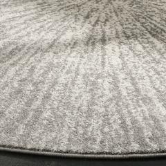 EVOKE, DARK GREY / IVORY, 3' X 3' Round, Area Rug