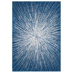 EVOKE, NAVY / IVORY, 4' X 6', Area Rug, EVK228N-4