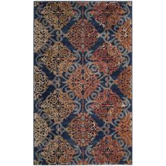 EVOKE, BLUE / ORANGE, 3' X 5', Area Rug, EVK230S-3
