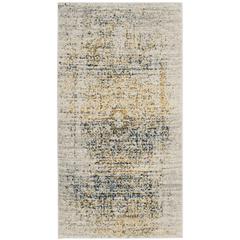 EVOKE, IVORY / BLUE, 2'-2" X 4', Area Rug, EVK232C-24
