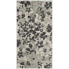 EVOKE, GREY / BLACK, 2'-2" X 4', Area Rug