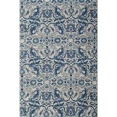 EVOKE, IVORY / BLUE, 3' X 5', Area Rug, EVK238C-3