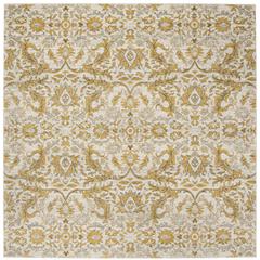 EVOKE, IVORY / GOLD, 6'-7" X 6'-7" Square, Area Rug, EVK238S-7SQ