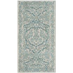 EVOKE, IVORY / LIGHT BLUE, 2'-2" X 4', Area Rug, EVK242C-24