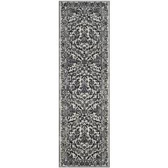 EVOKE, IVORY / GREY, 2'-2" X 7', Area Rug, EVK242D-27