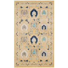 EVOKE, GOLD / IVORY, 3' X 5', Area Rug, EVK251B-3
