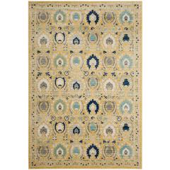 EVOKE, GOLD / IVORY, 10' X 14', Area Rug, EVK251B-10