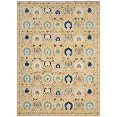 EVOKE, GOLD / IVORY, 6'-7" X 9', Area Rug, EVK251B-6