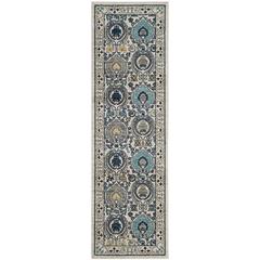 EVOKE, IVORY / GREY, 2'-2" X 7', Area Rug, EVK251D-27