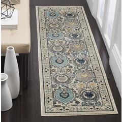 EVOKE, IVORY / GREY, 2'-2" X 9', Area Rug, EVK251D-29