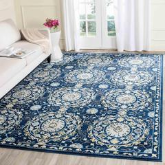 EVOKE, NAVY / IVORY, 9' X 12', Area Rug, EVK252A-9