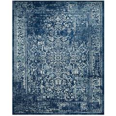 EVOKE, NAVY / IVORY, 11' X 15', Area Rug, EVK256A-1115