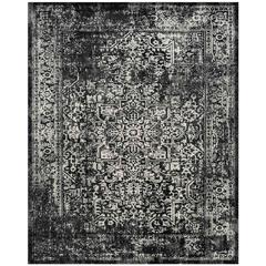 EVOKE, BLACK / GREY, 11' X 15', Area Rug