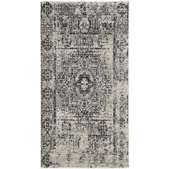 EVOKE, IVORY / BLACK, 2'-2" X 4', Area Rug