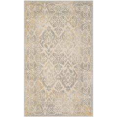 EVOKE, IVORY / GREY, 3' X 5', Area Rug, EVK264D-3
