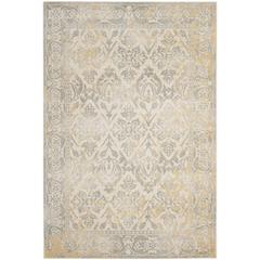 EVOKE, IVORY / GREY, 5'-1" X 7'-6", Area Rug, EVK264D-5