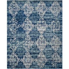 EVOKE, ROYAL / IVORY, 8' X 10', Area Rug, EVK266F-8