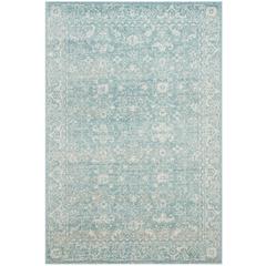 EVOKE, LIGHT BLUE / IVORY, 5'-1" X 7'-6", Area Rug, EVK270D-5