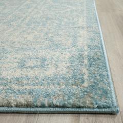 EVOKE, LIGHT BLUE / IVORY, 11' X 15', Area Rug, EVK270D-1115