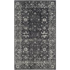 EVOKE, CHARCOAL / IVORY, 3' X 5', Area Rug