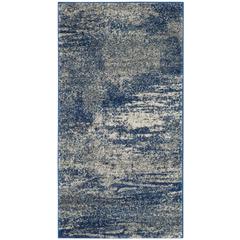 EVOKE, NAVY / IVORY, 2'-2" X 4', Area Rug, EVK272A-24