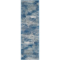 EVOKE, NAVY / IVORY, 2'-2" X 7', Area Rug, EVK272A-27
