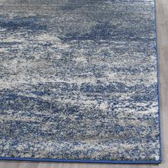 EVOKE, NAVY / IVORY, 10' X 14', Area Rug, EVK272A-10