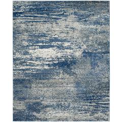 EVOKE, NAVY / IVORY, 8' X 10', Area Rug, EVK272A-8