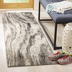 EVOKE, IVORY / GREY, 2'-2" X 7', Area Rug, EVK285F-27